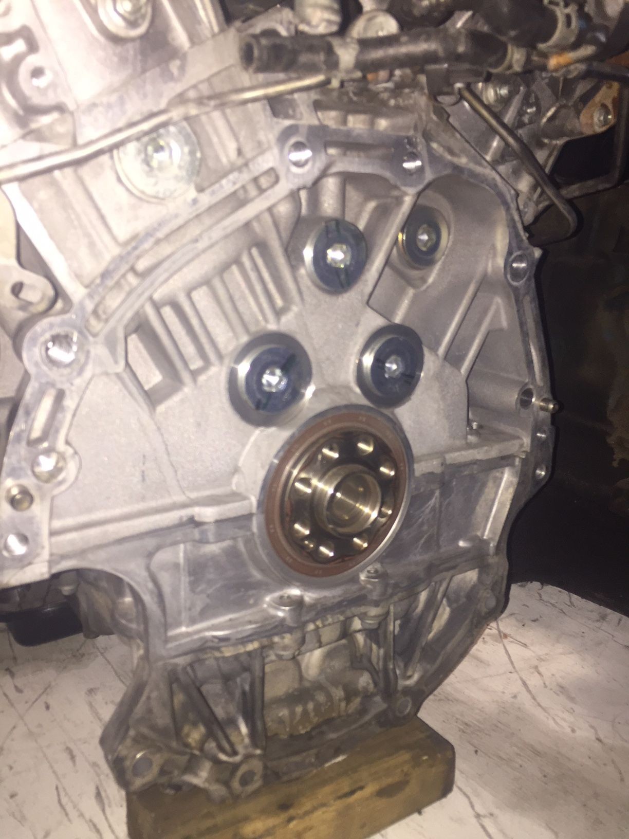 VR38 engine to 350Z Transmission Adapter